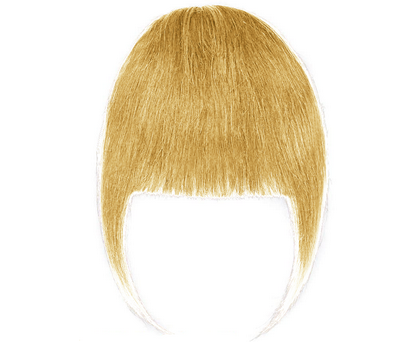 Frange à clip cheveux naturels Blond Platine