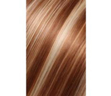 extension à clips Châtain méche platine