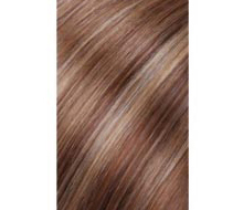 extension à clips Chocolat mèche platine 